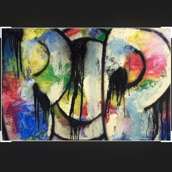 4FTx3ft Original Graffiti Pop Canvas Painting